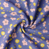 Coated  Cotton JELA Blue / Tangy Multicolored